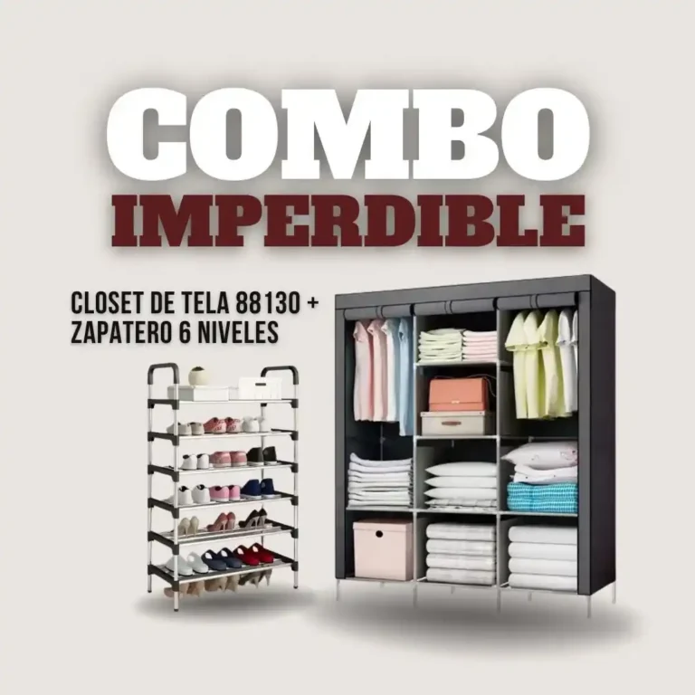 Combo Closet Tela Zapatero