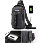 Bolso Cruzado Antirrobo Con Puerto Usb