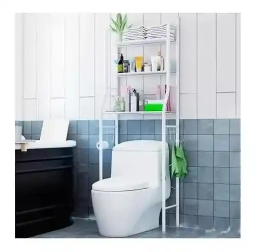 Organizador De Bano Estanteria Blanco