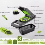 Rallador Cortador Rebanador 14 En 1 Pzas