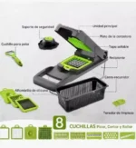 Rallador Cortador Rebanador 14 En 1 Pzas