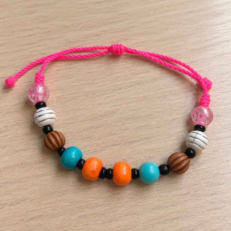 Manilla Aura Coral Artesanal 1