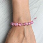 Manilla Rosa Cristalina Artesanal 8